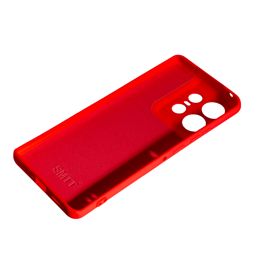 Накладка Silicone case SMTT для Motorola Edge 50 Pro (Red)-2